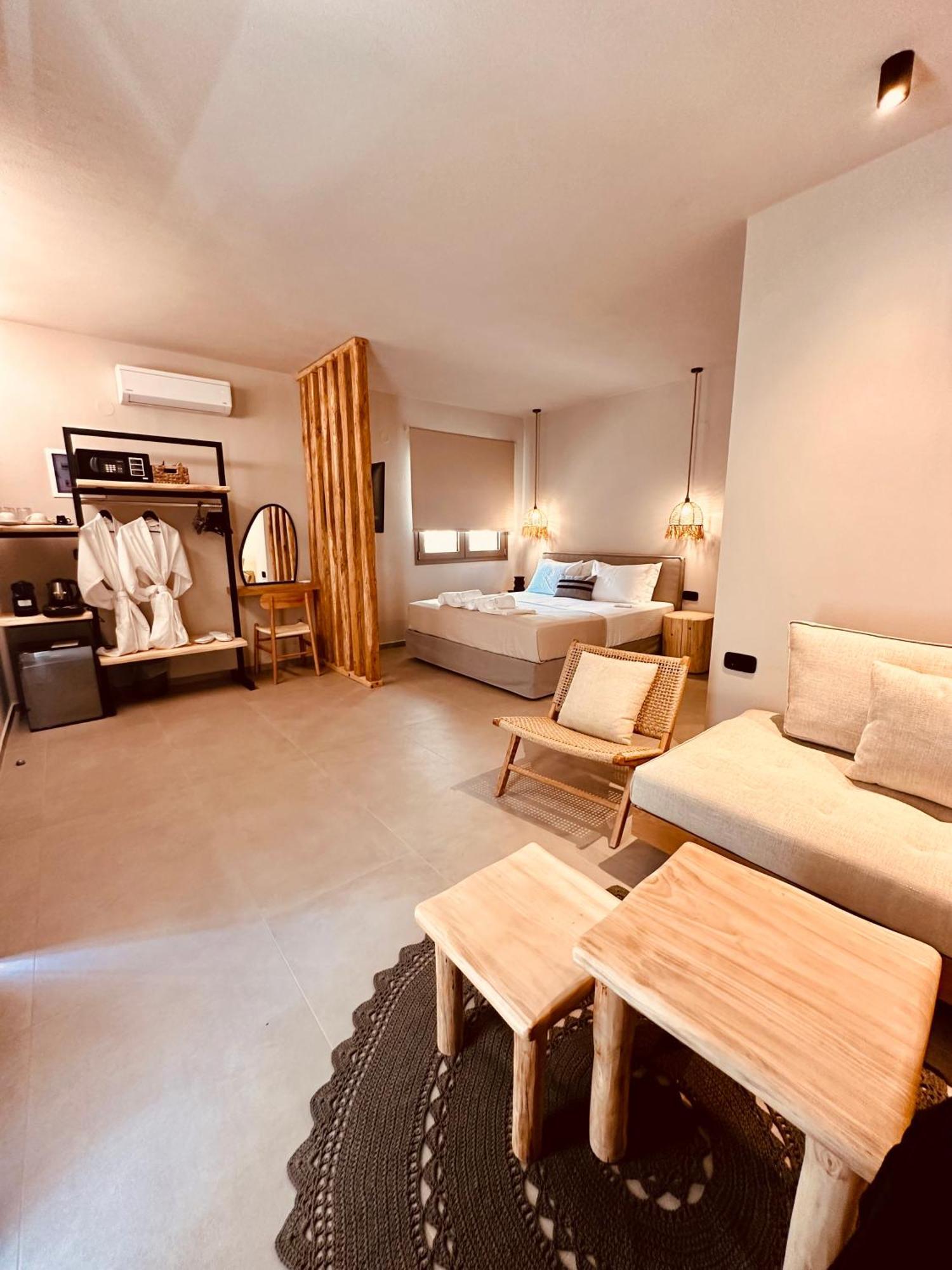 Amo Golden Suites Chrysi Ammoudia Dış mekan fotoğraf