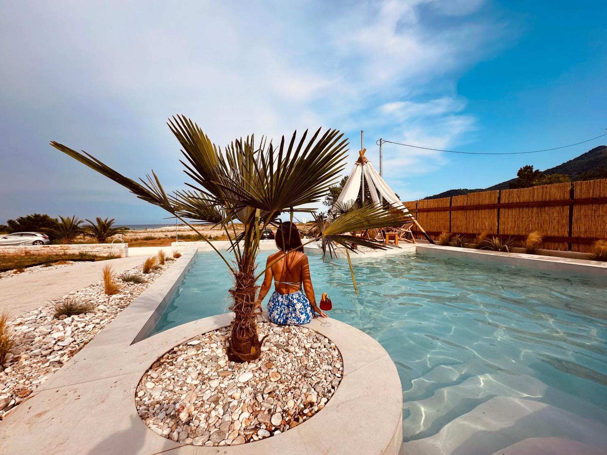 Amo Golden Suites Chrysi Ammoudia Dış mekan fotoğraf