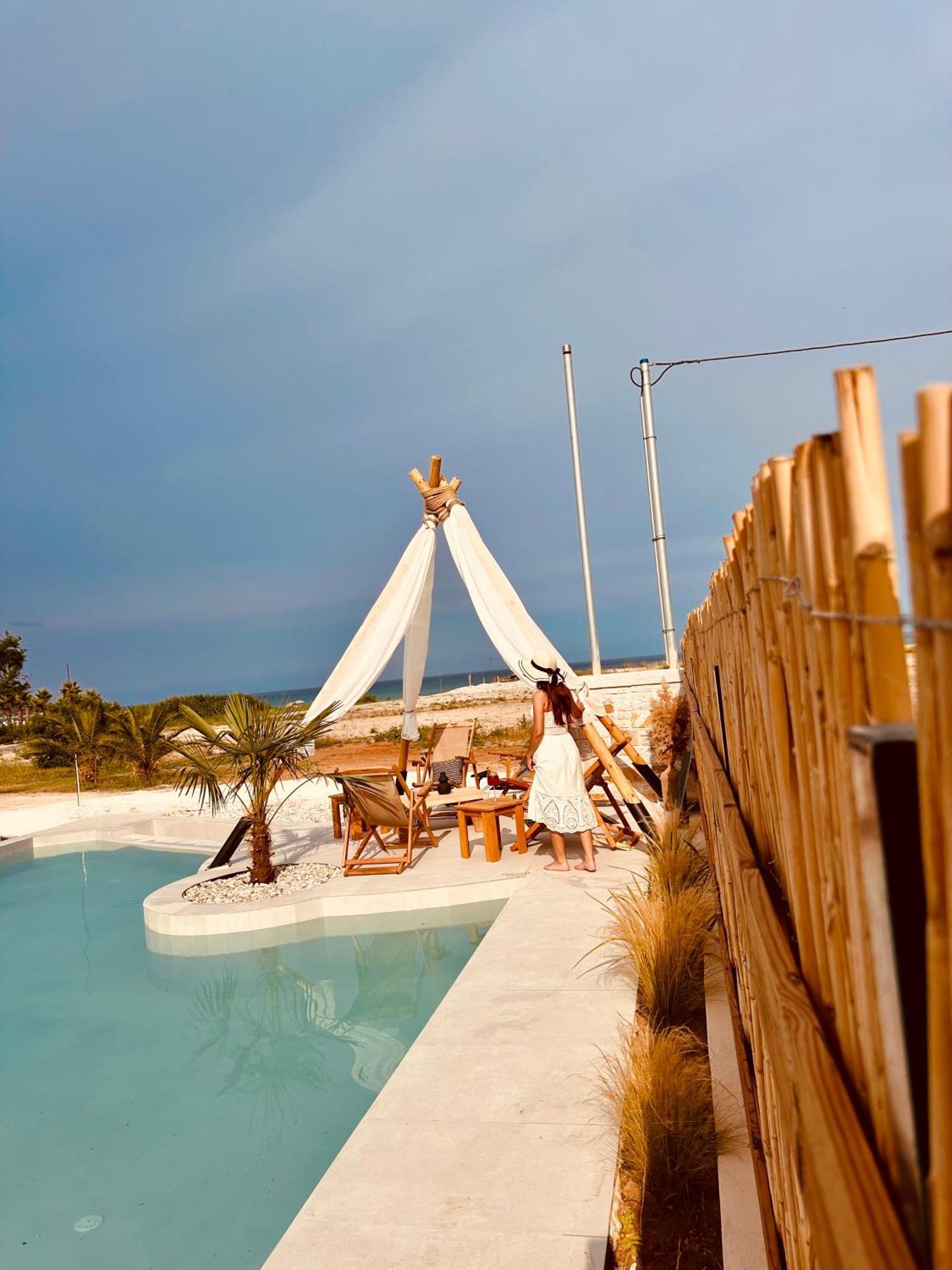 Amo Golden Suites Chrysi Ammoudia Dış mekan fotoğraf