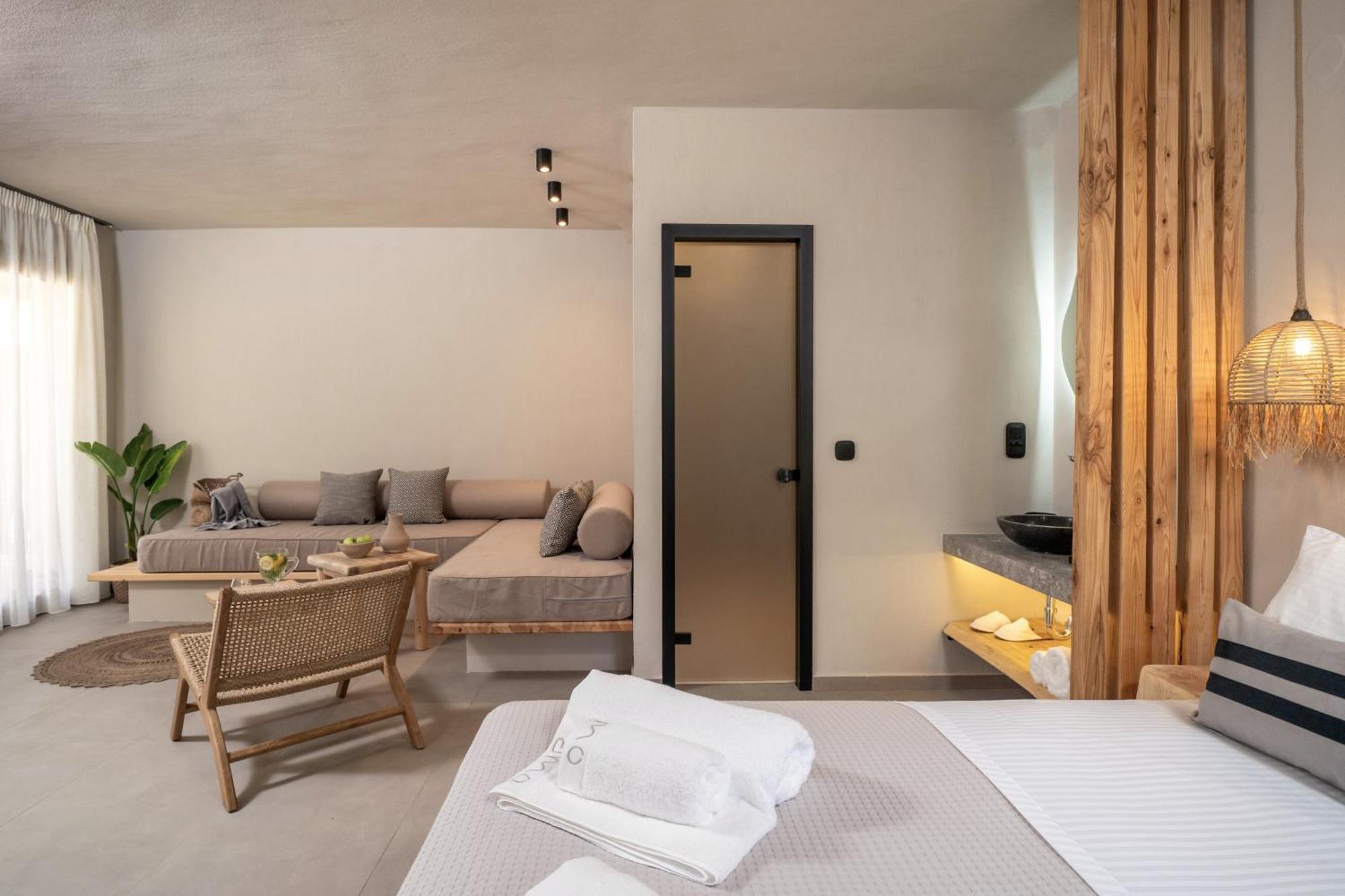 Amo Golden Suites Chrysi Ammoudia Dış mekan fotoğraf