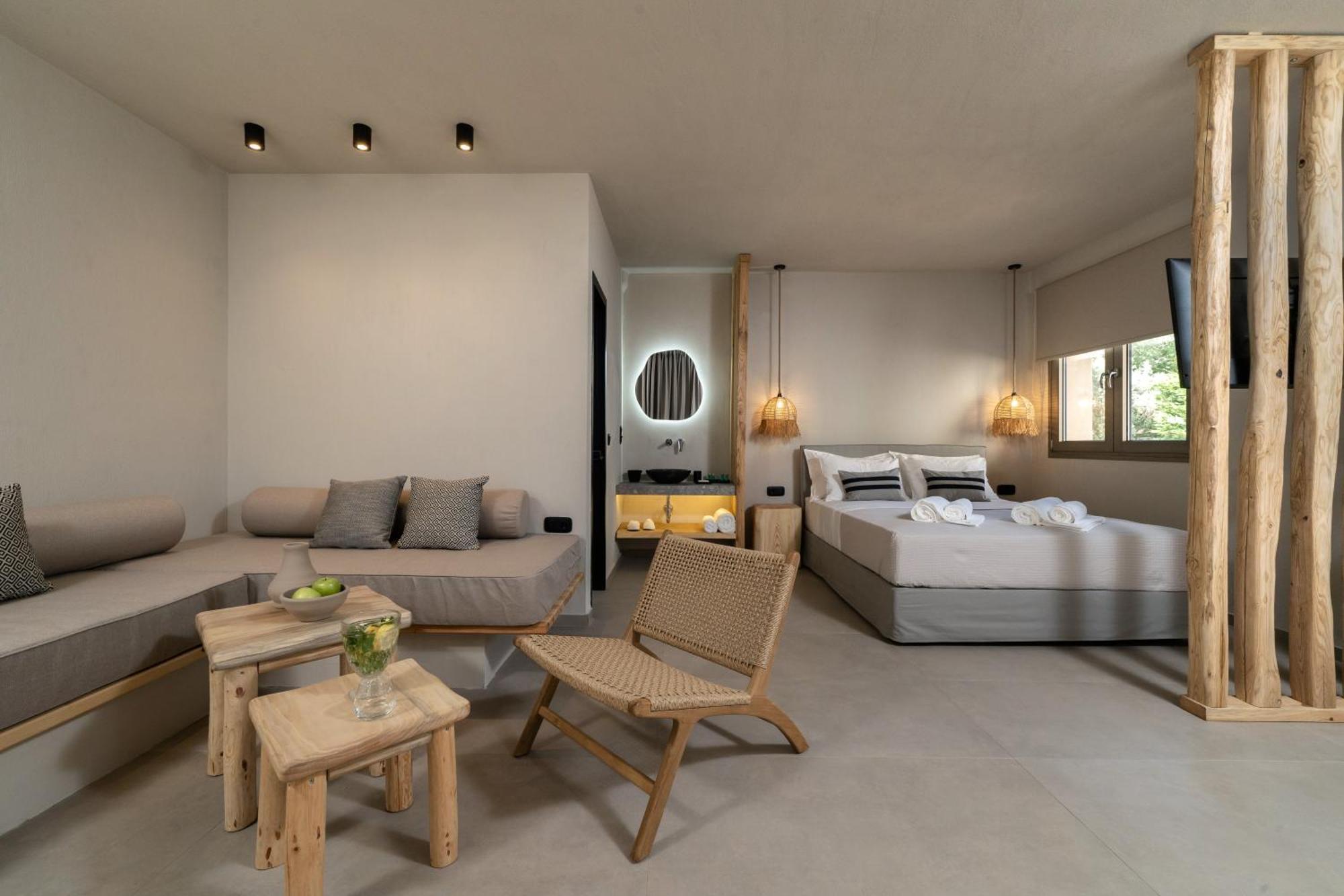 Amo Golden Suites Chrysi Ammoudia Dış mekan fotoğraf